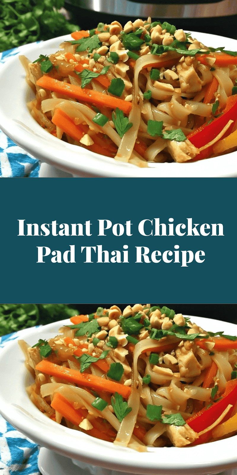 Instant Pot Chicken Pad Thai Recipe