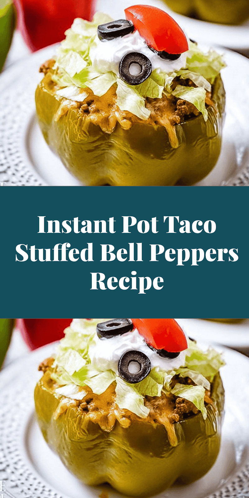 Instant Pot Taco Stuffed Bell Peppers Recipe
