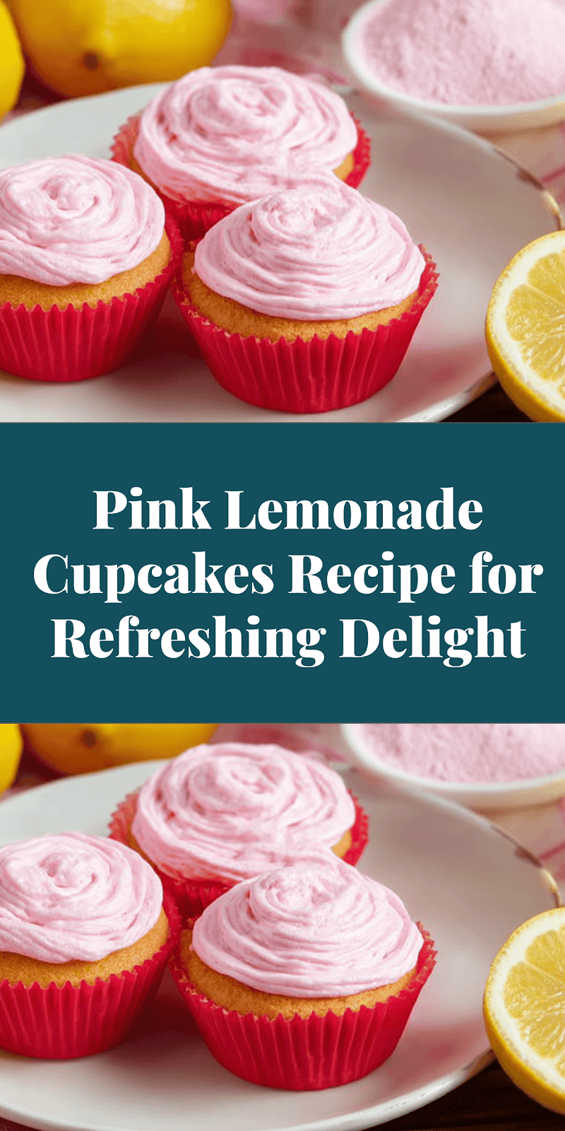 Pink Lemonade Cupcakes Recipe for Refreshing Delight