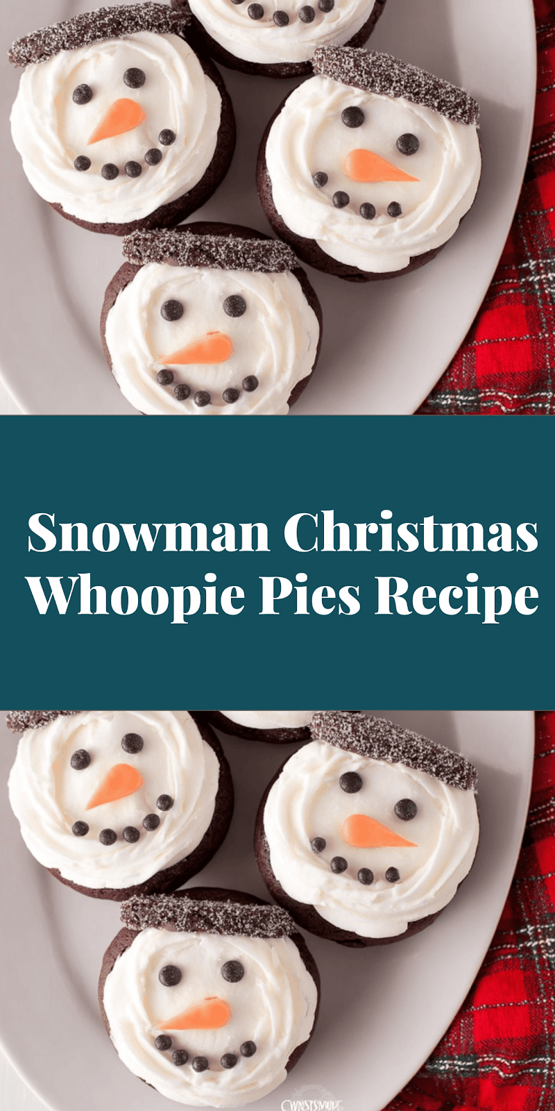 Snowman Christmas Whoopie Pies Recipe
