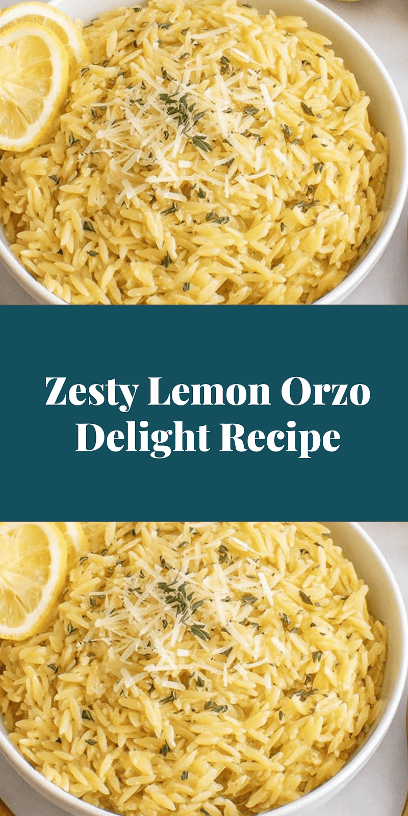 Zesty Lemon Orzo Delight Recipe