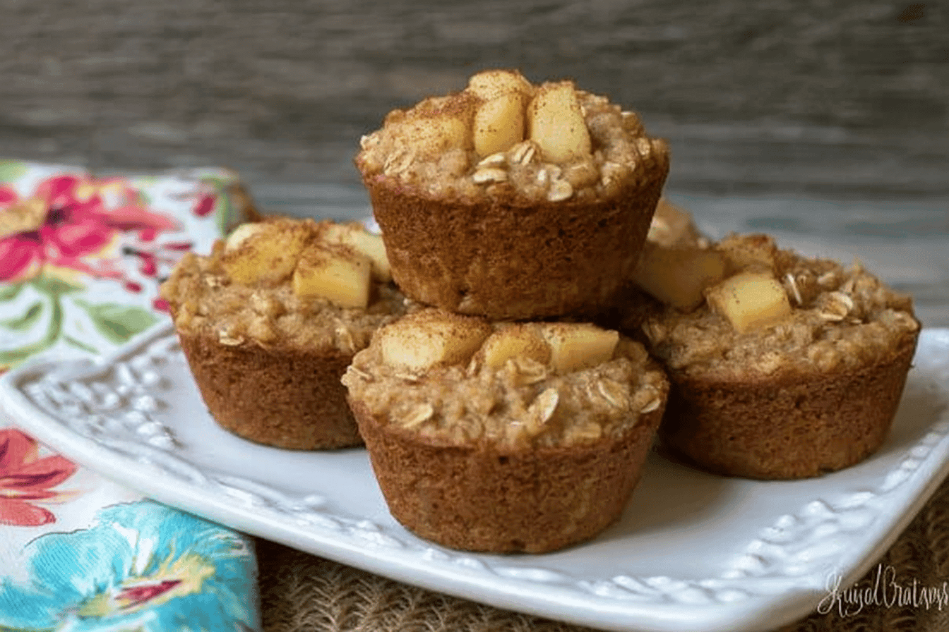 Apple Cinnamon Oatmeal Muffins Recipe