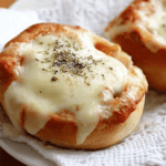 Baked Lasagna in Garlic Bread Bowls Recipe