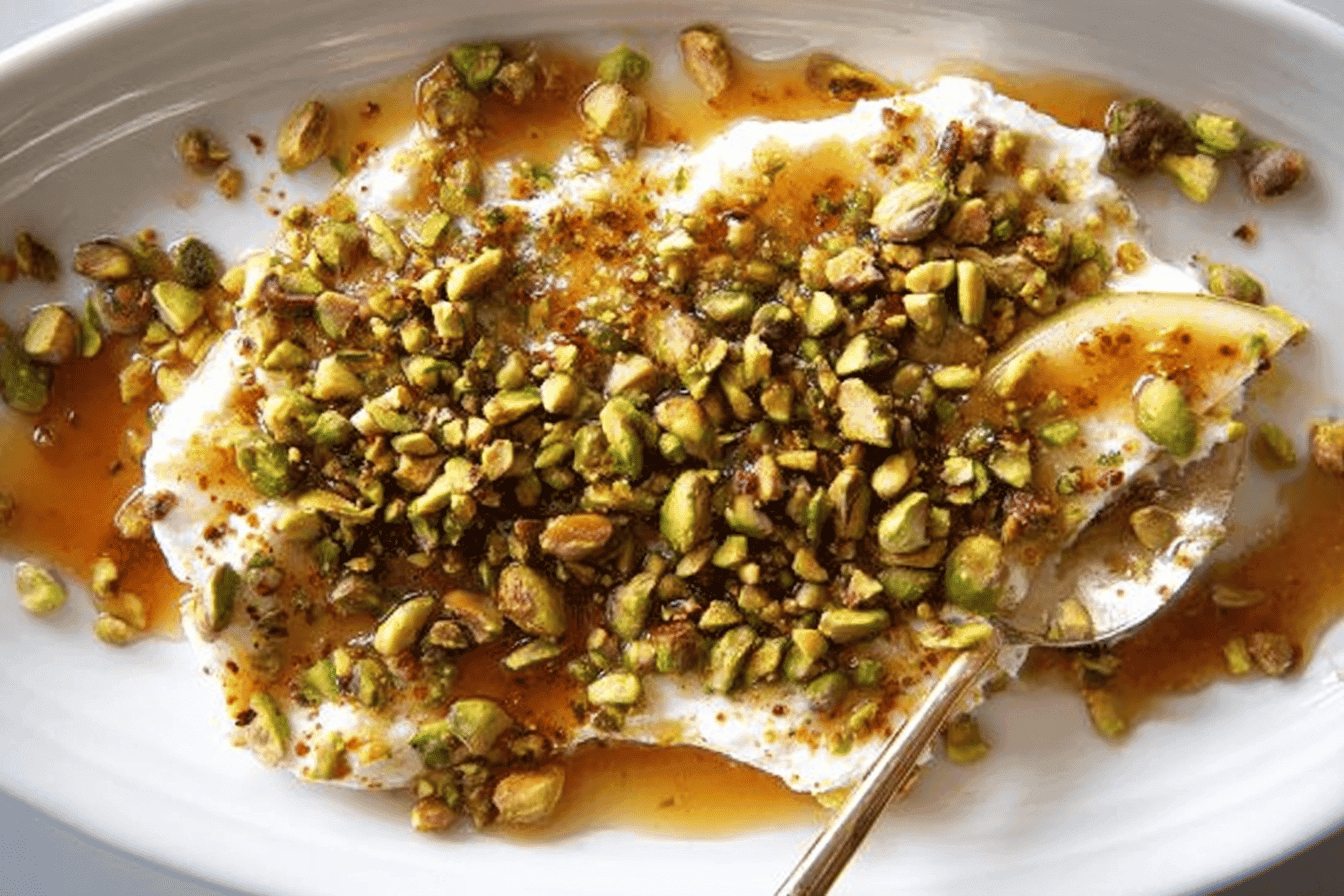 Boursin Appetizer with Pistachios and Honey