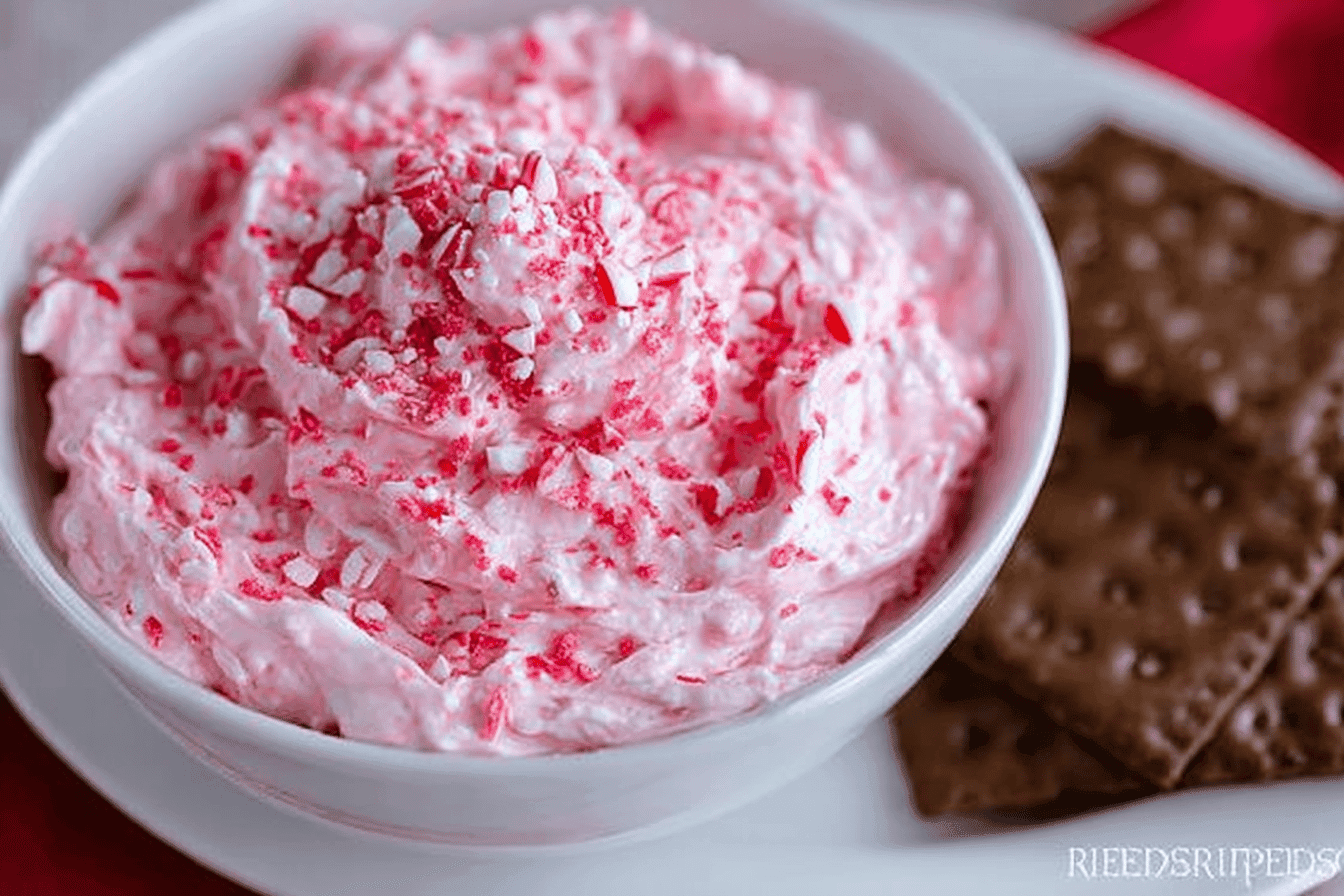 Candy Cane Christmas Dip Recipe