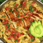 Creamy Chicken Taco Alfredo Pasta Recipe
