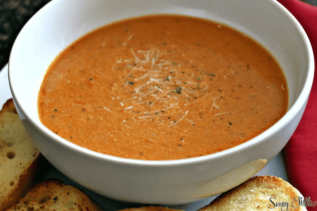 Creamy Parmesan Tomato Soup Recipe