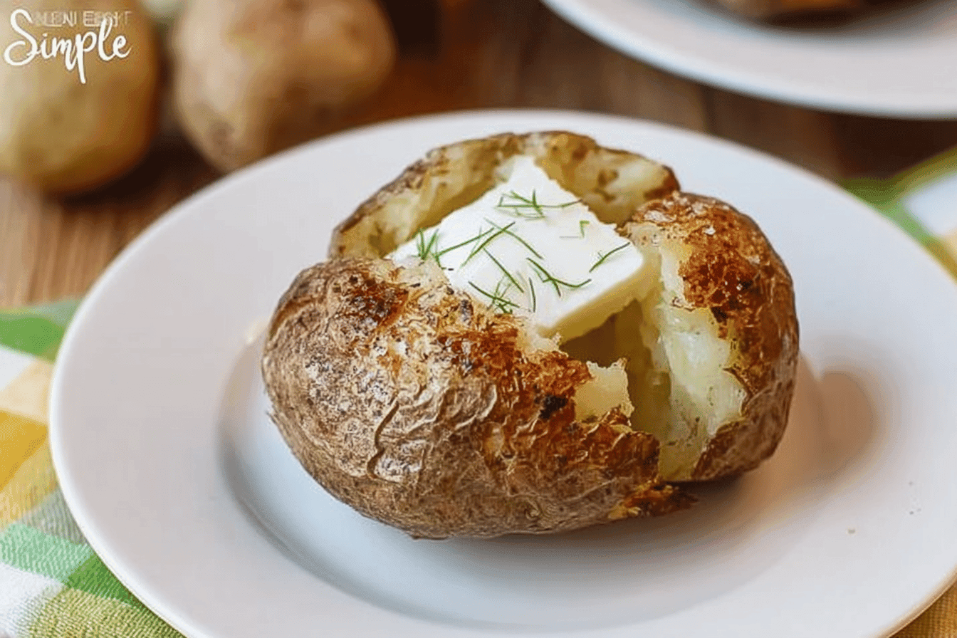 Crispy Air Fryer Baked Potatoes Recipe