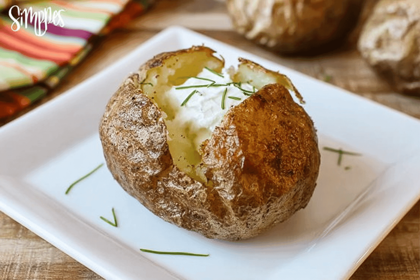 Crispy Air Fryer Baked Potatoes Recipe