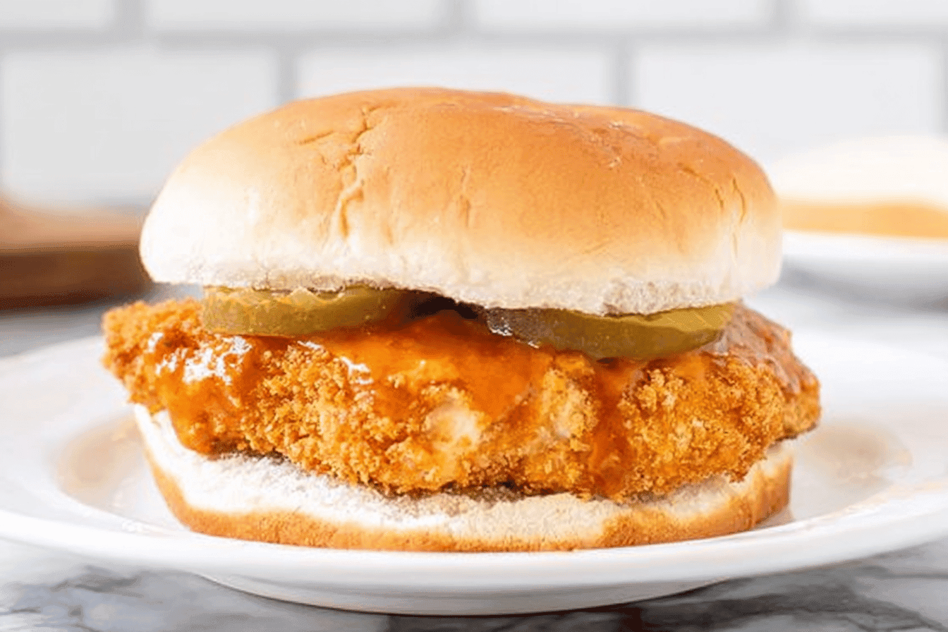 Crispy Air Fryer Buffalo Chicken Sandwich Recipe