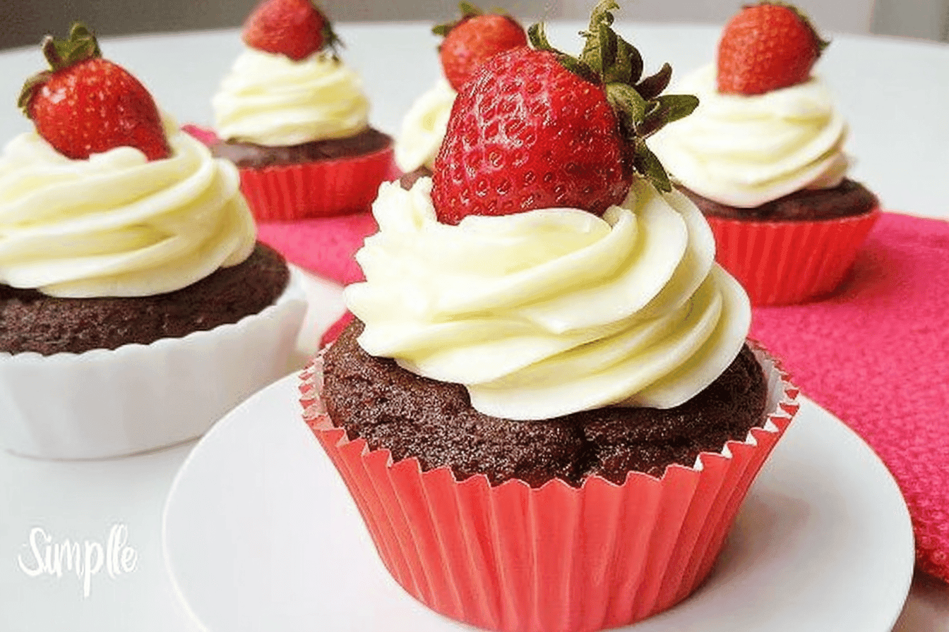 Decadent Chocolate Cupcakes with Cheesecake Frosting