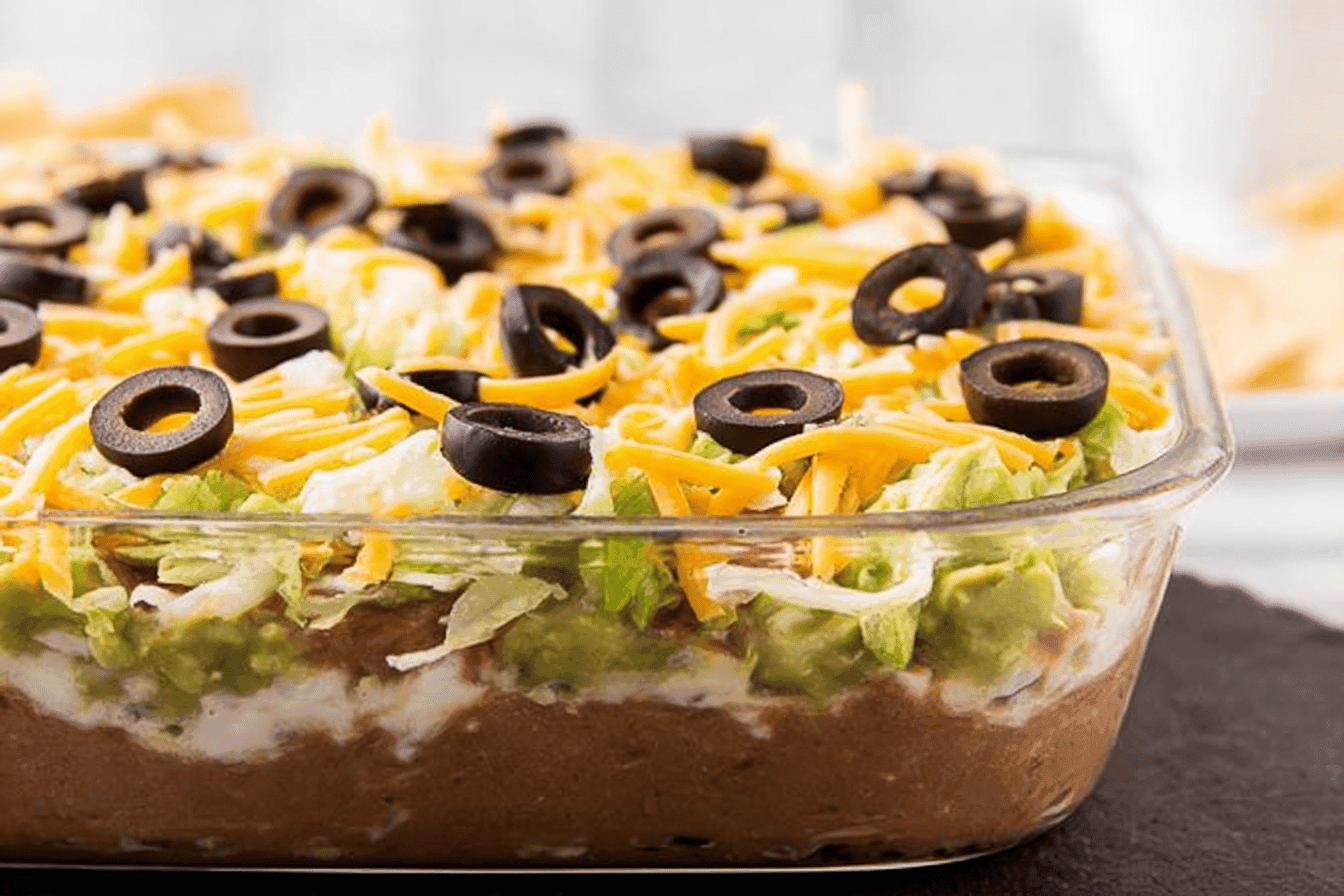 Delicious 7-Layer Bean Dip Recipe