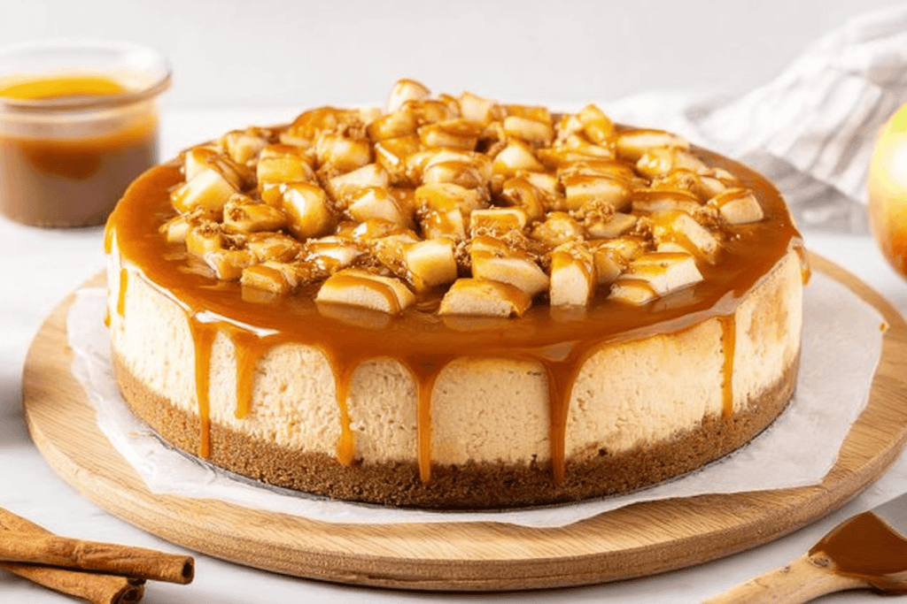 Delicious Caramel Apple Cheesecake Recipe