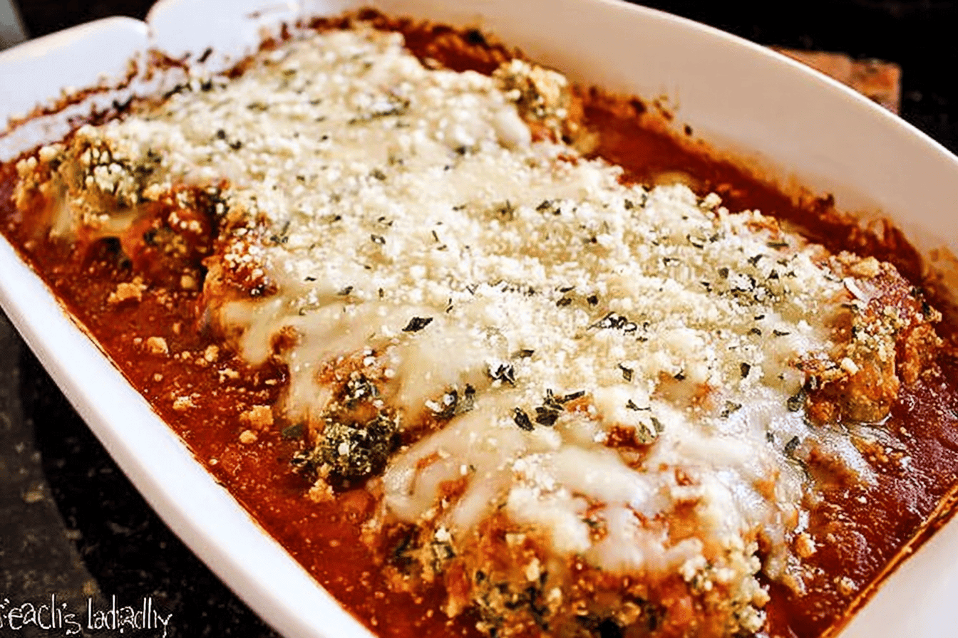Easy Chicken Parmesan Marinara Bake Recipe