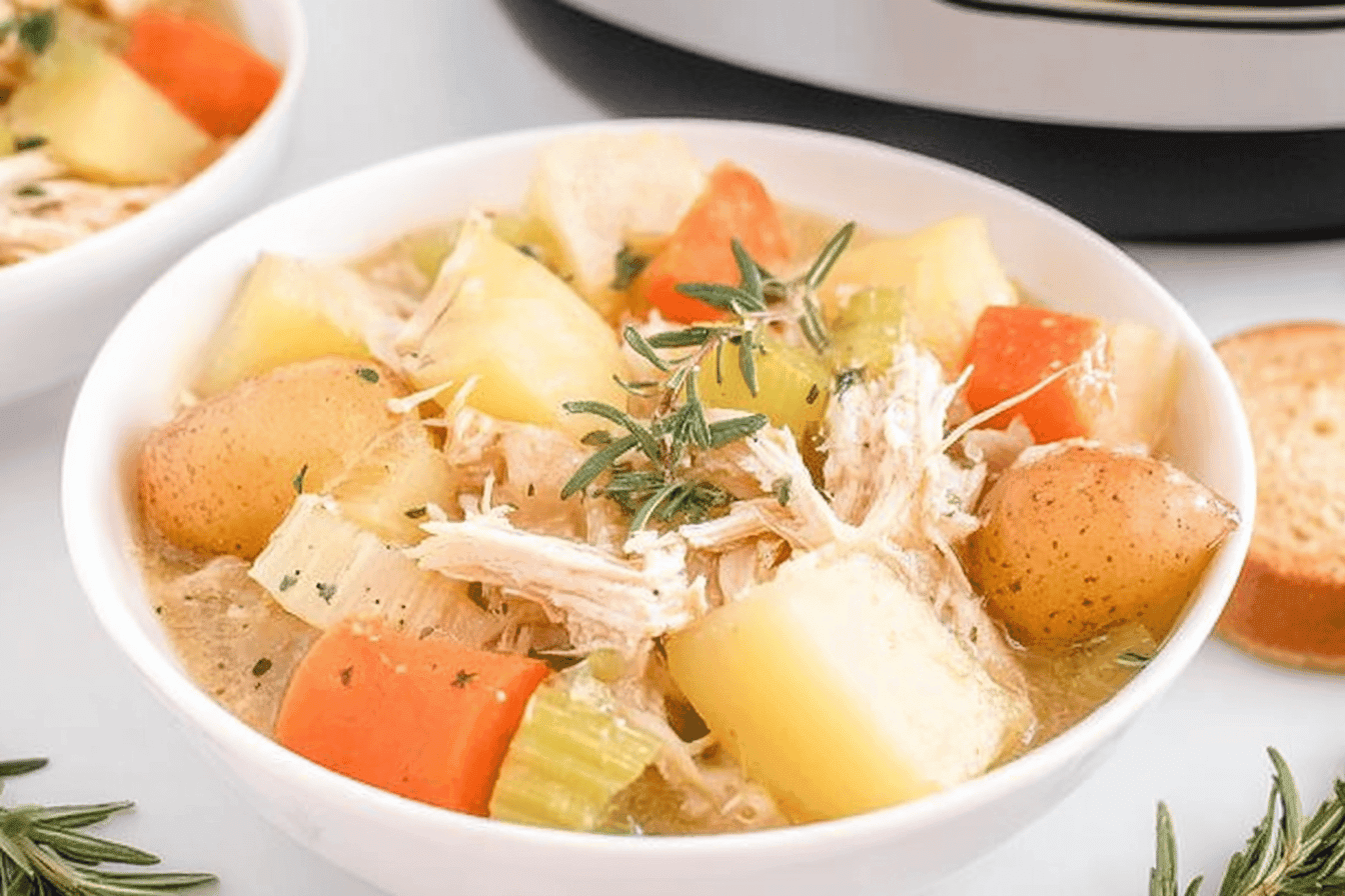 Easy Slow Cooker Chicken Stew Recipe