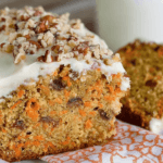 Frosted Carrot Cake Loaf Recipe Delight