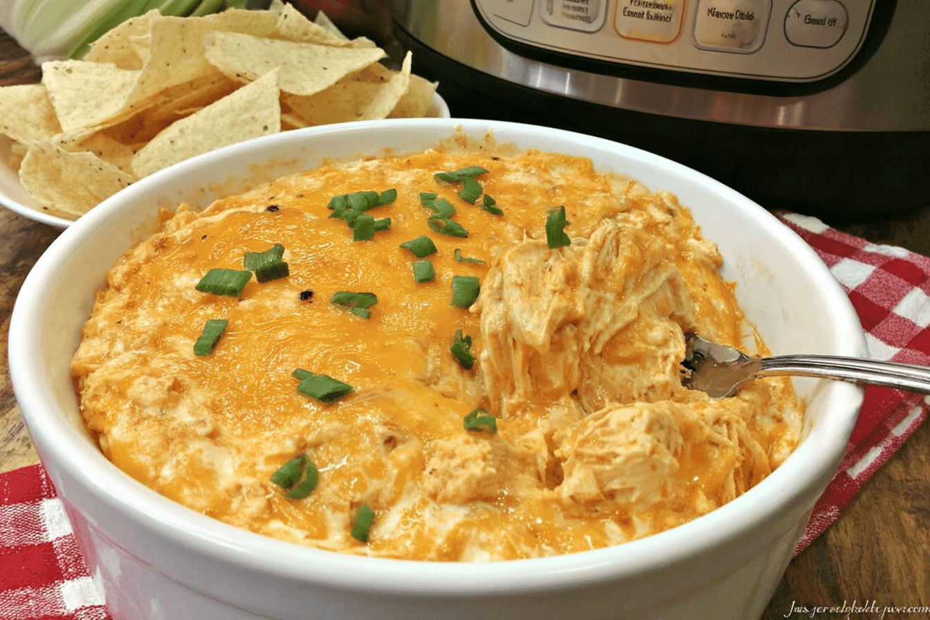 Instant Pot Buffalo Chicken Dip Recipe