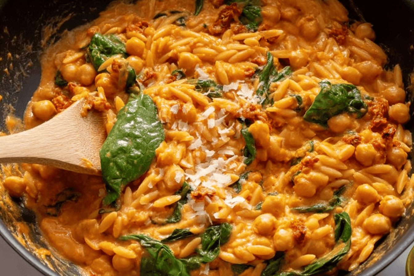 Marry Me Chickpeas with Orzo Recipe