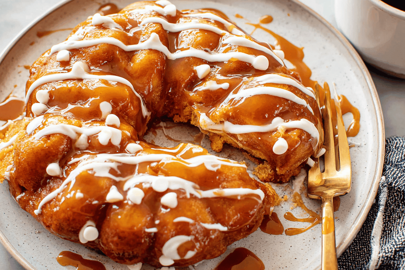 Pumpkin Caramel Monkey Bread Recipe