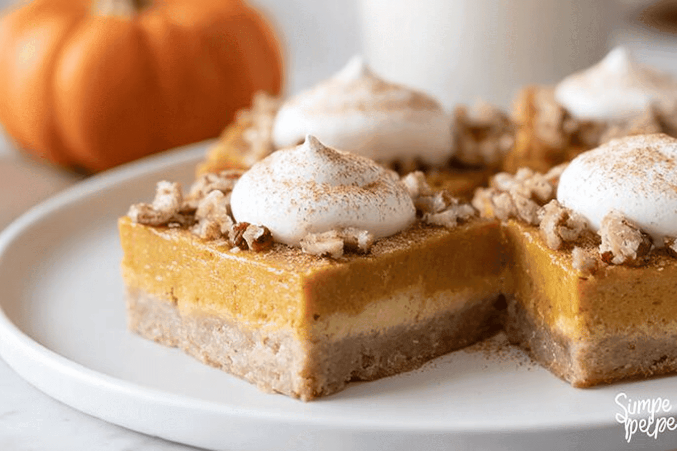 Pumpkin Gooey Butter Bars Recipe
