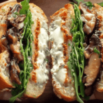 Roasted Mushroom Sandwich with Horseradish Aioli