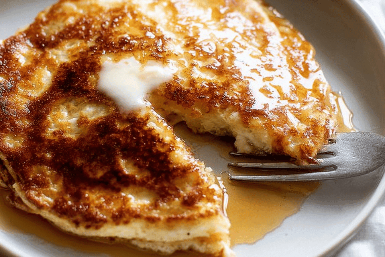 Single Serve Cottage Cheese Pancake Recipe
