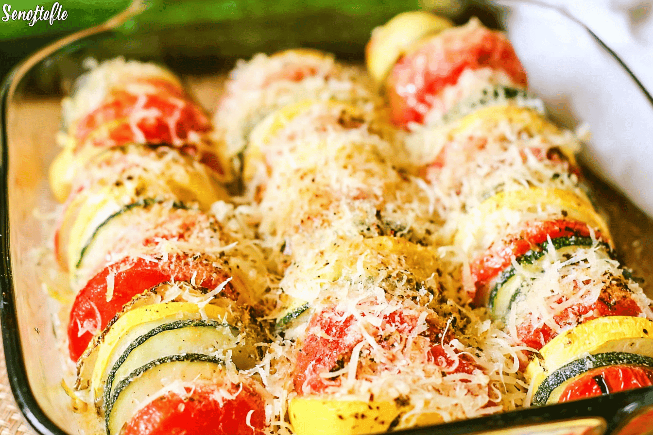 Zucchini Tomato Casserole Recipe Delight