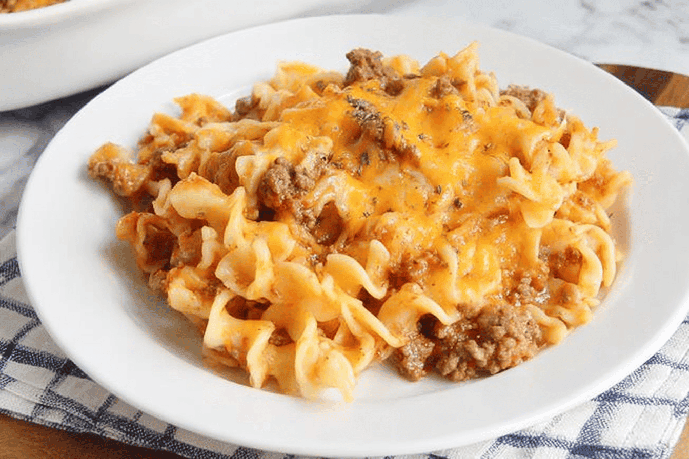 Beef and Noodle Casserole Recipe Delight