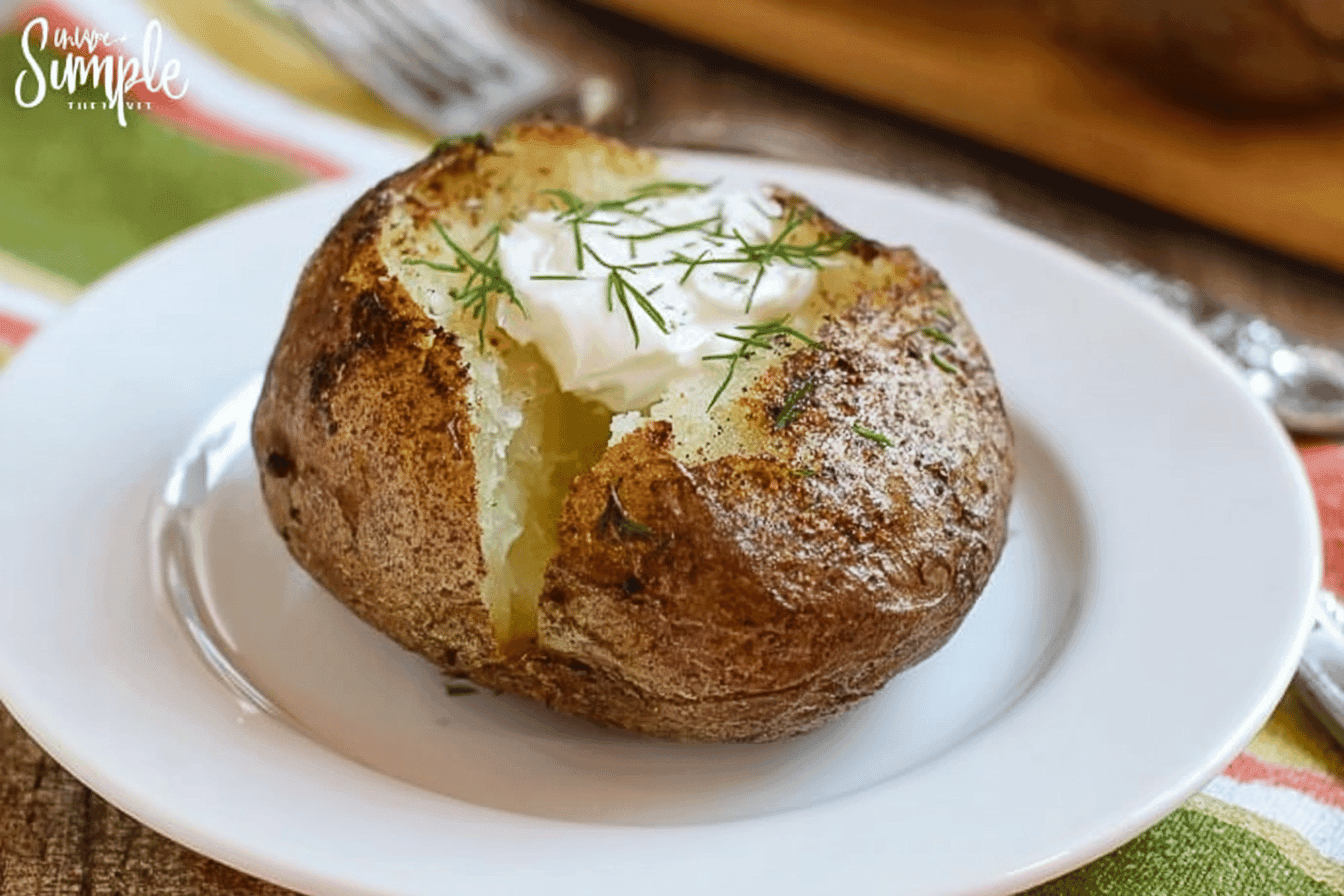 Crispy Air Fryer Baked Potatoes Recipe