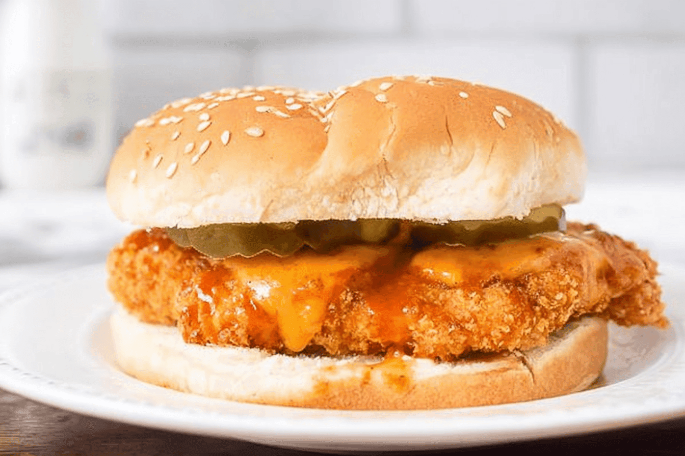 Crispy Air Fryer Buffalo Chicken Sandwich Recipe