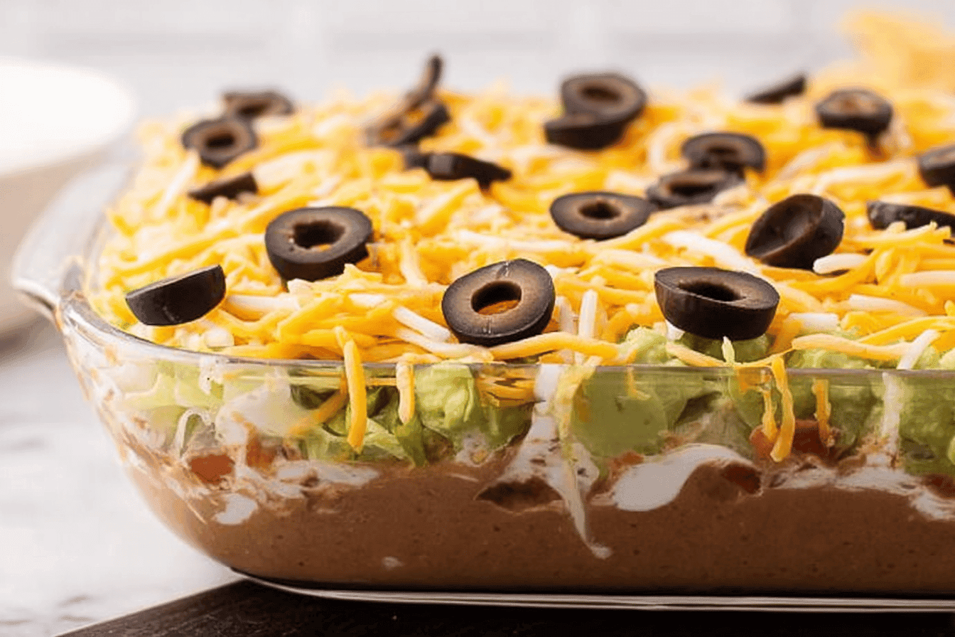 Delicious 7-Layer Bean Dip Recipe