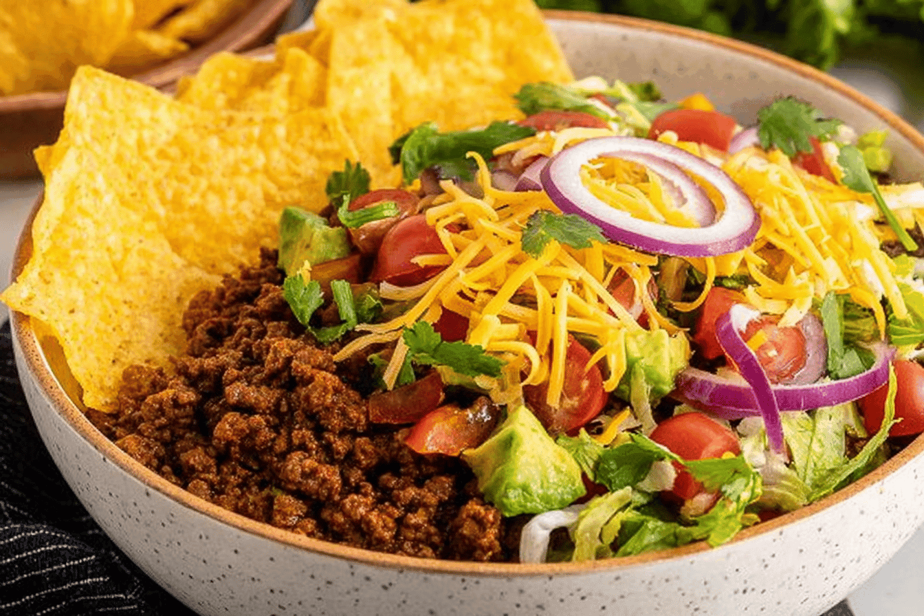 Delicious Beef Taco Salad Recipe