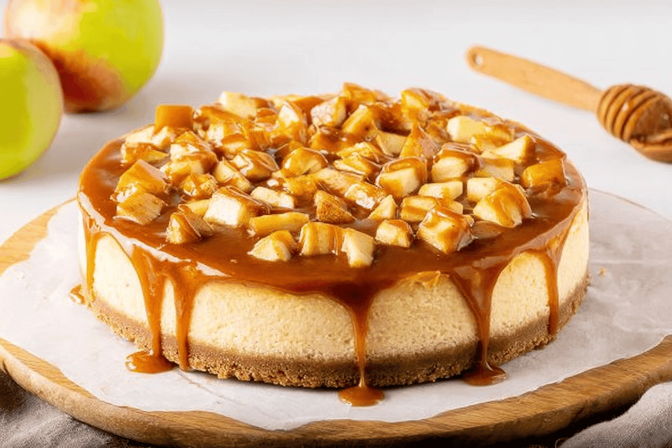 Delicious Caramel Apple Cheesecake Recipe