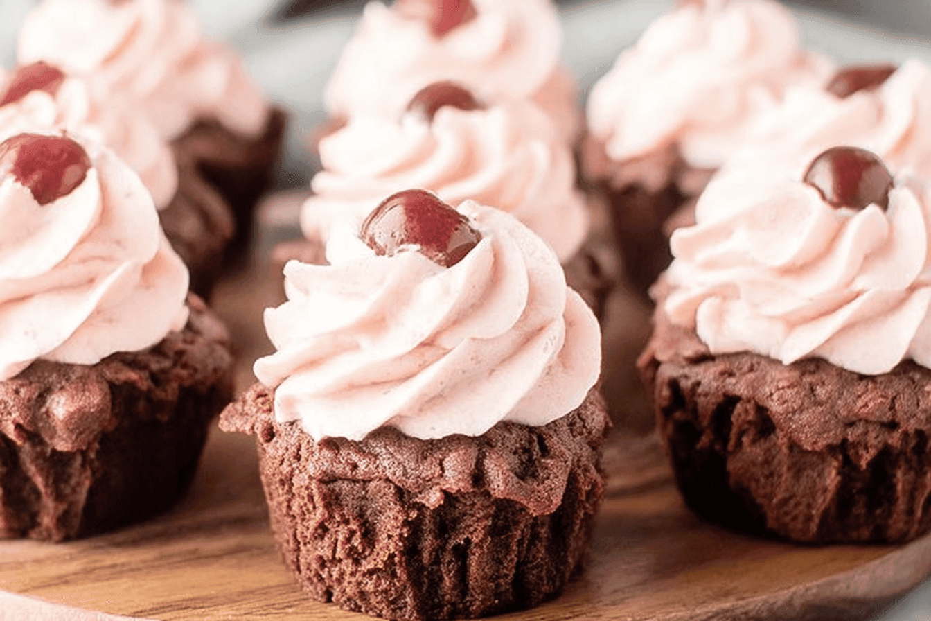 Delicious Chocolate Cherry Cupcakes Recipe