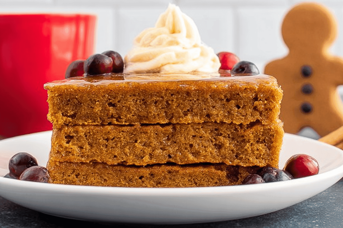 Gingerbread Sheet Pan Pancakes Recipe