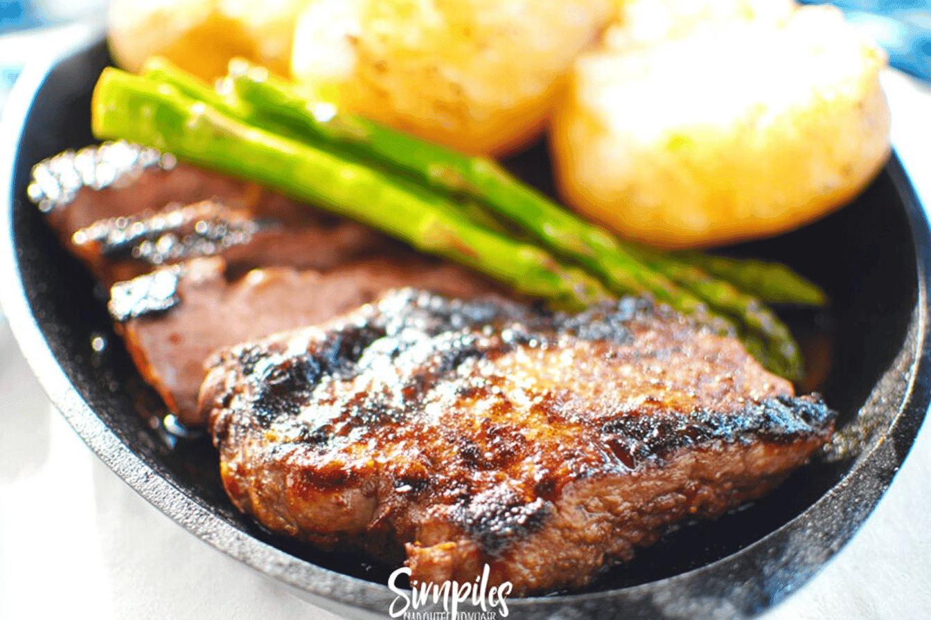 Grilled Strip Steak with Homemade Marinade Recipe