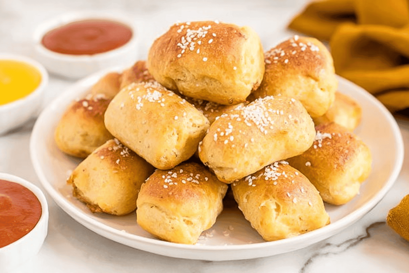 Homemade Soft Pretzel Bites Recipe