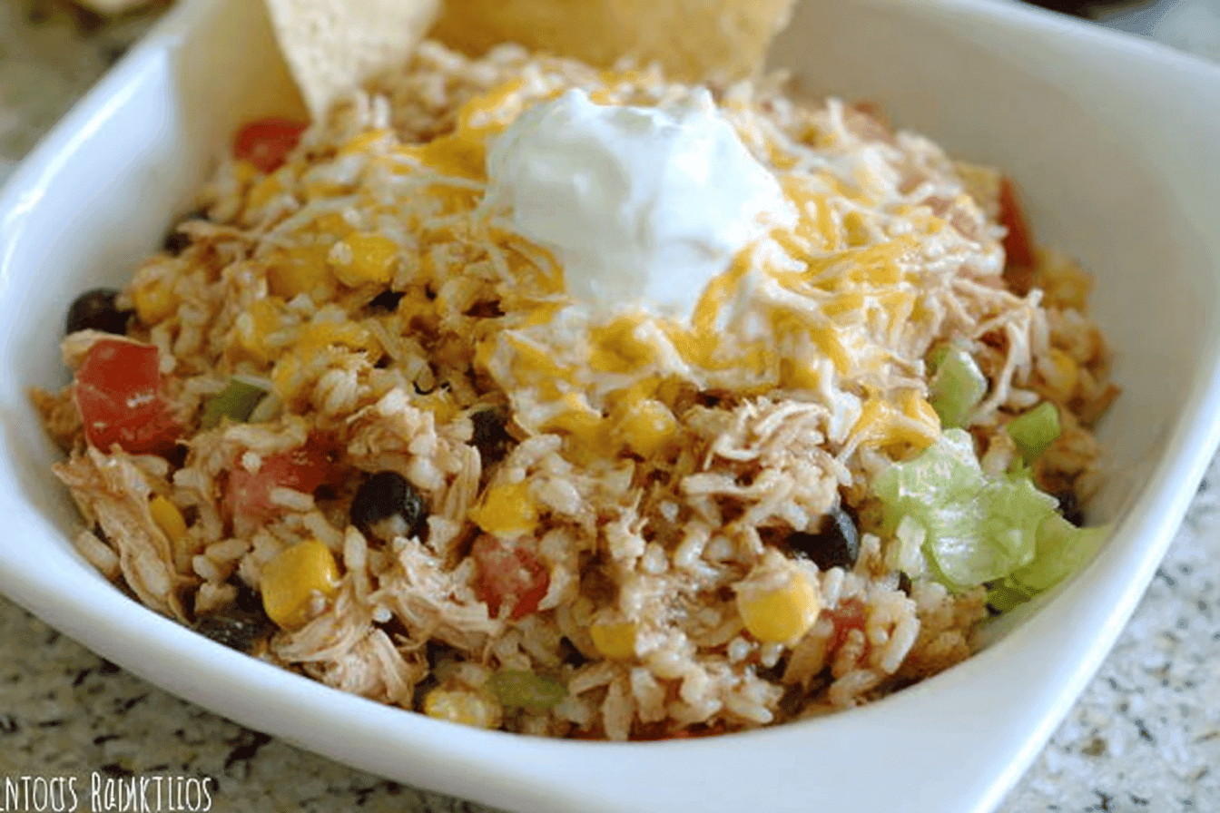Instant Pot Shredded Chicken Burrito Bowls Recipe