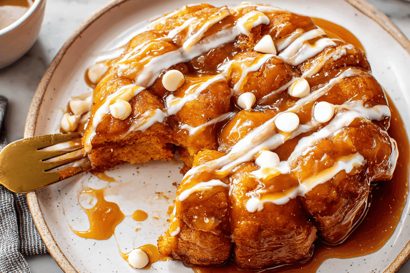 Pumpkin Caramel Monkey Bread Recipe