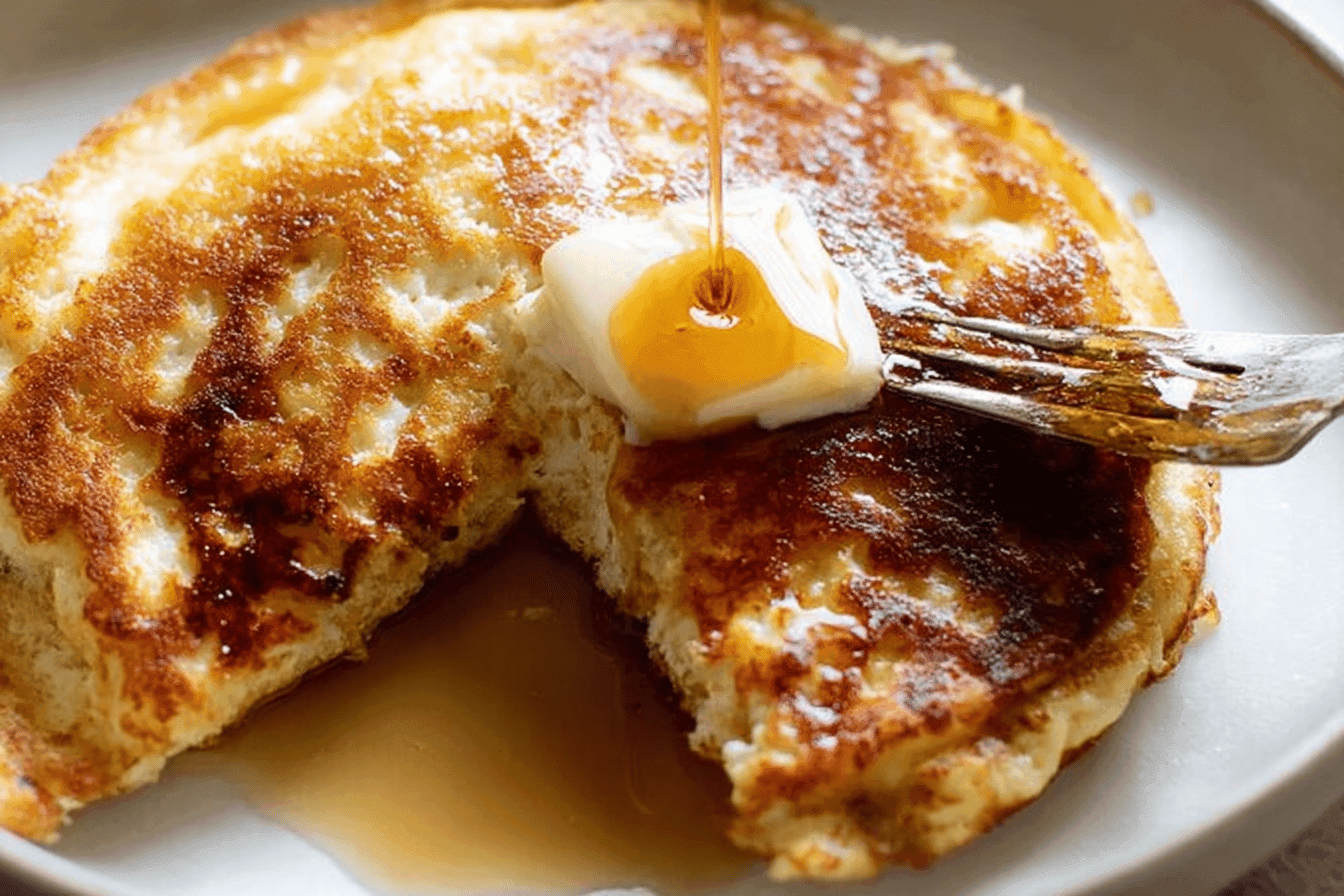 Single Serve Cottage Cheese Pancake Recipe