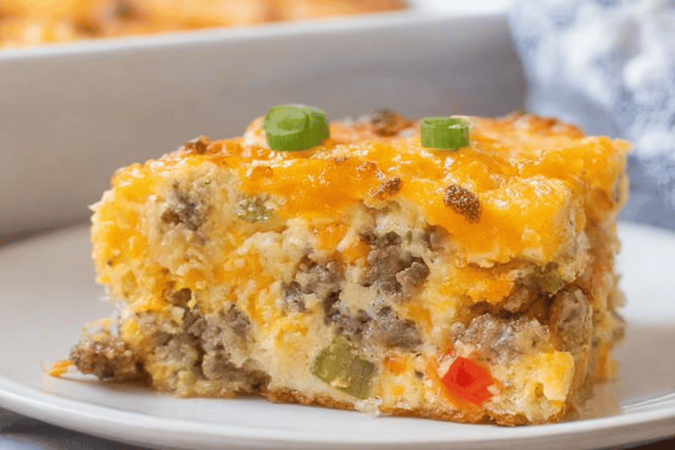 Tater Tot Breakfast Casserole with Sausage