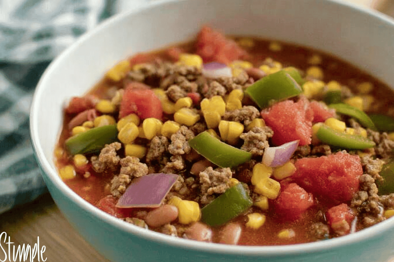 Tex-Mex Hamburger Soup Recipe Delight