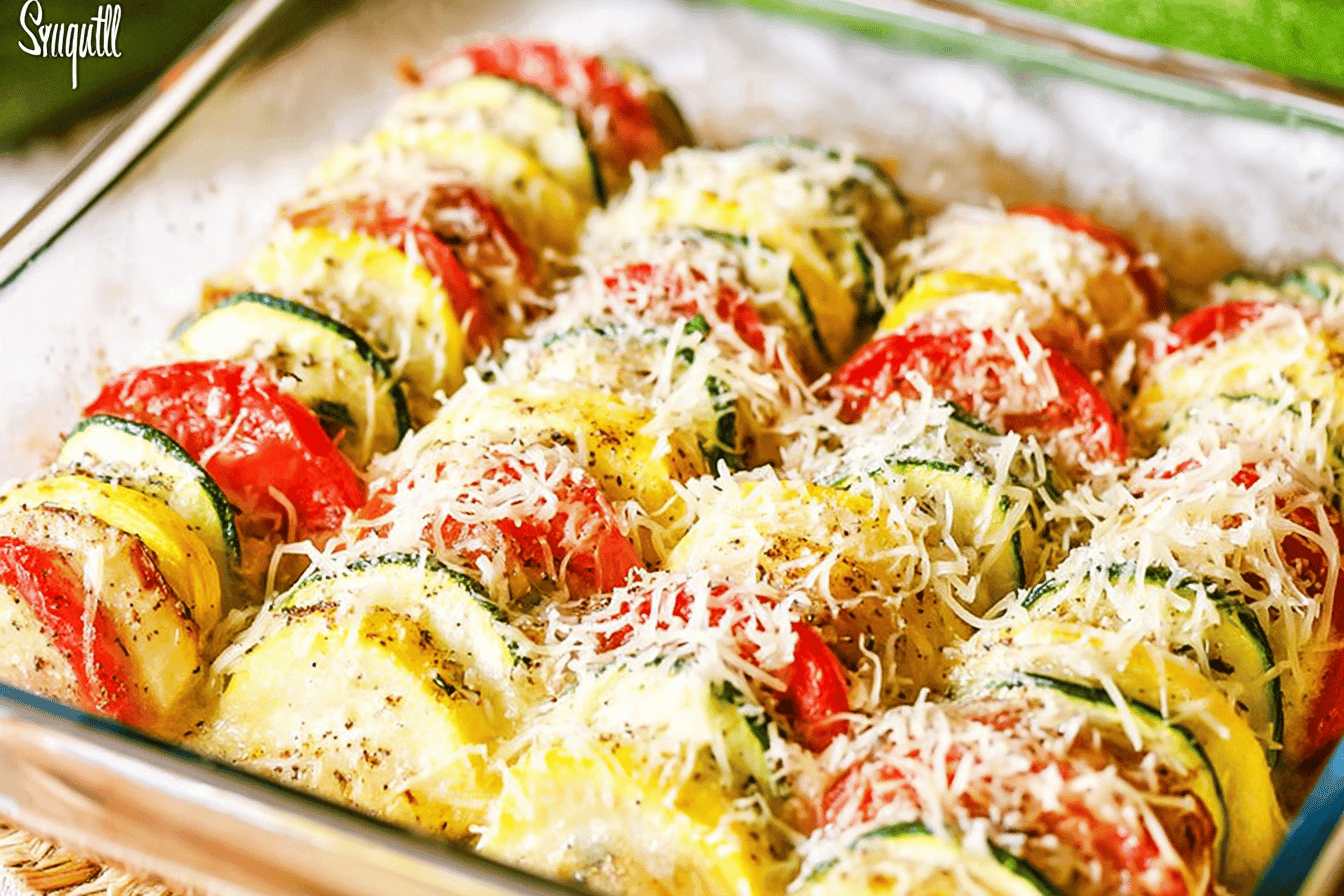 Zucchini Tomato Casserole Recipe Delight