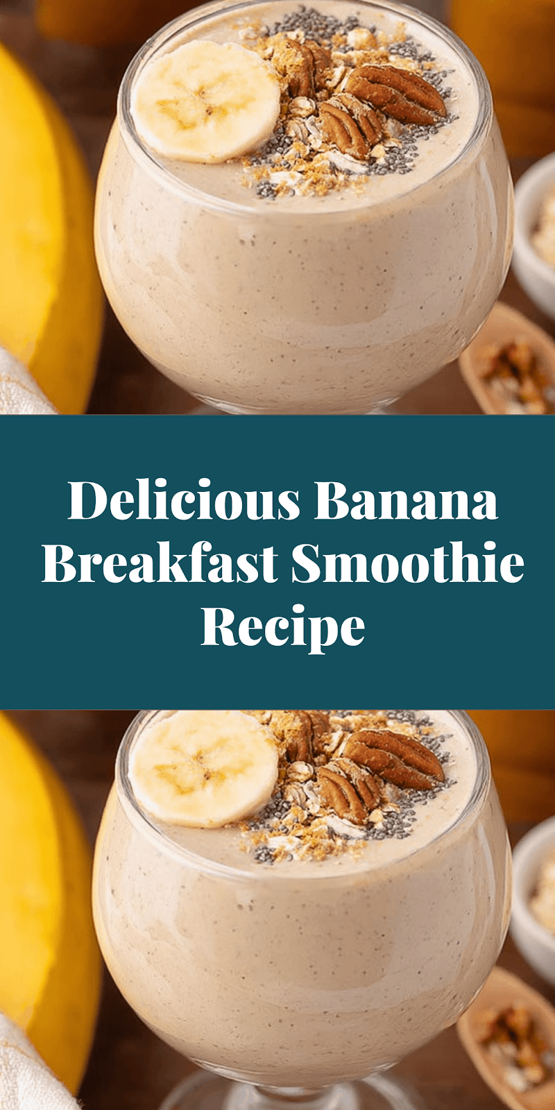 Delicious Banana Breakfast Smoothie Recipe