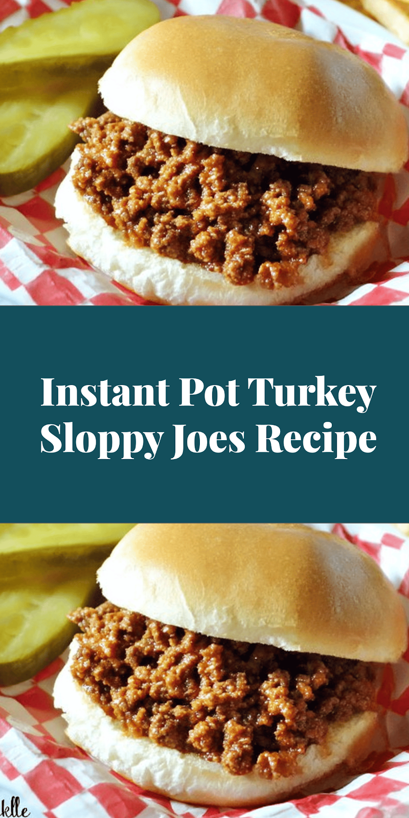 Instant Pot Turkey Sloppy Joes Recipe