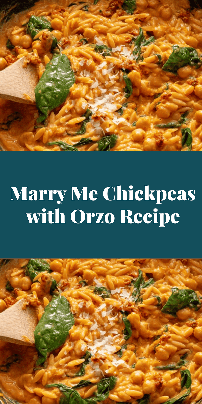 Marry Me Chickpeas with Orzo Recipe