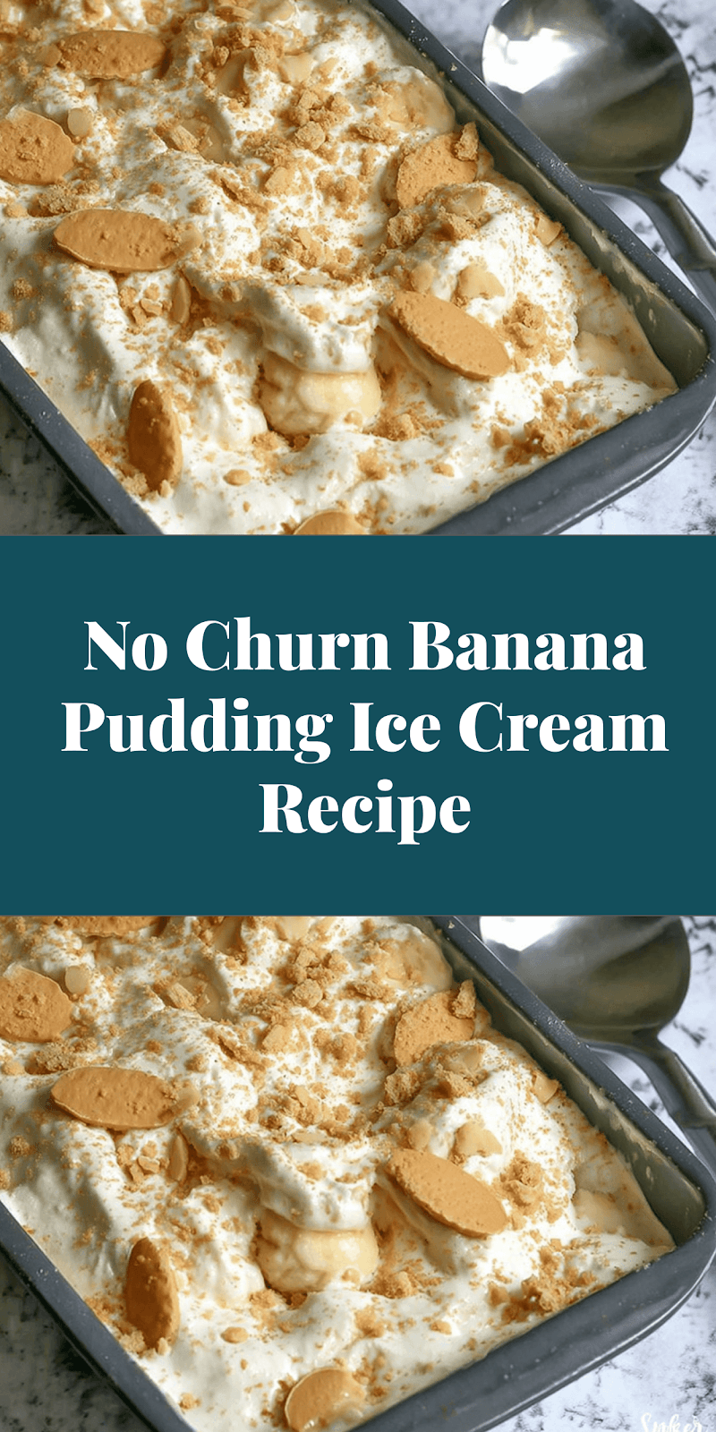 No Churn Banana Pudding Ice Cream Recipe
