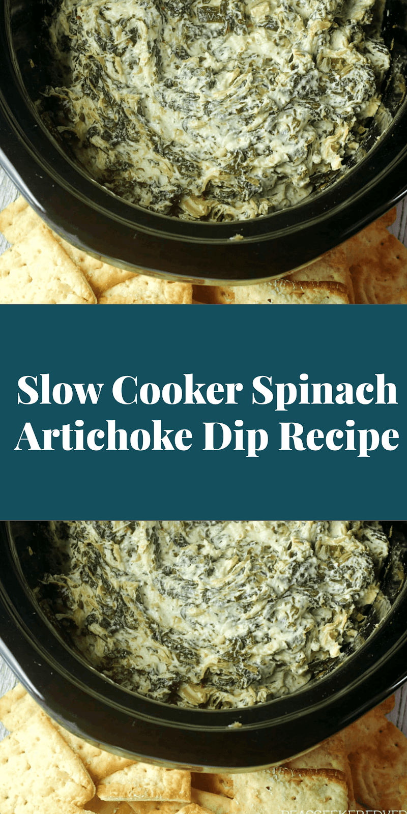 Slow Cooker Spinach Artichoke Dip Recipe