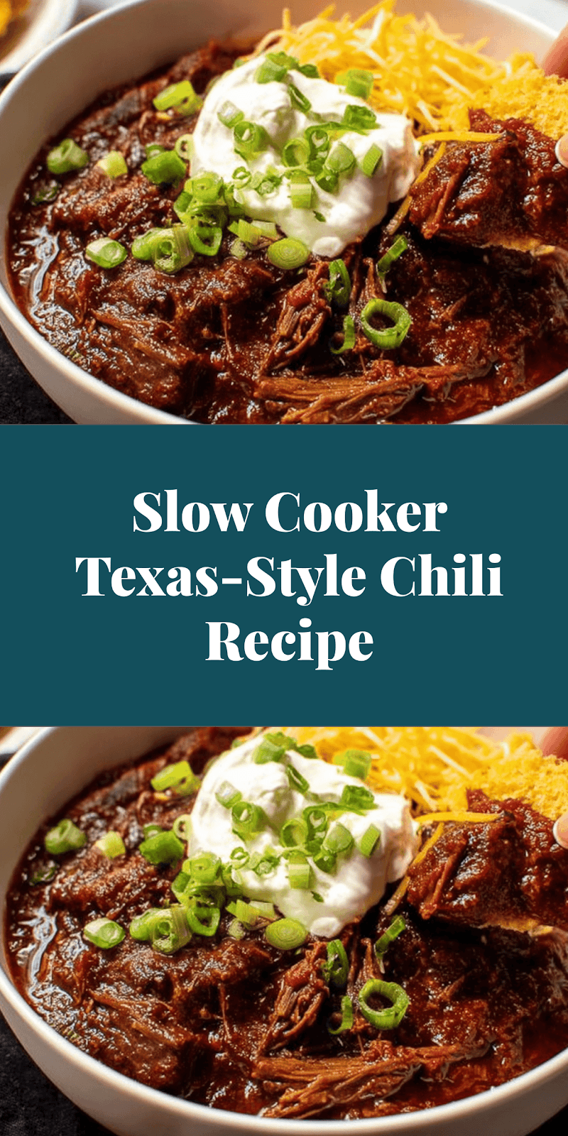 Slow Cooker Texas-Style Chili Recipe