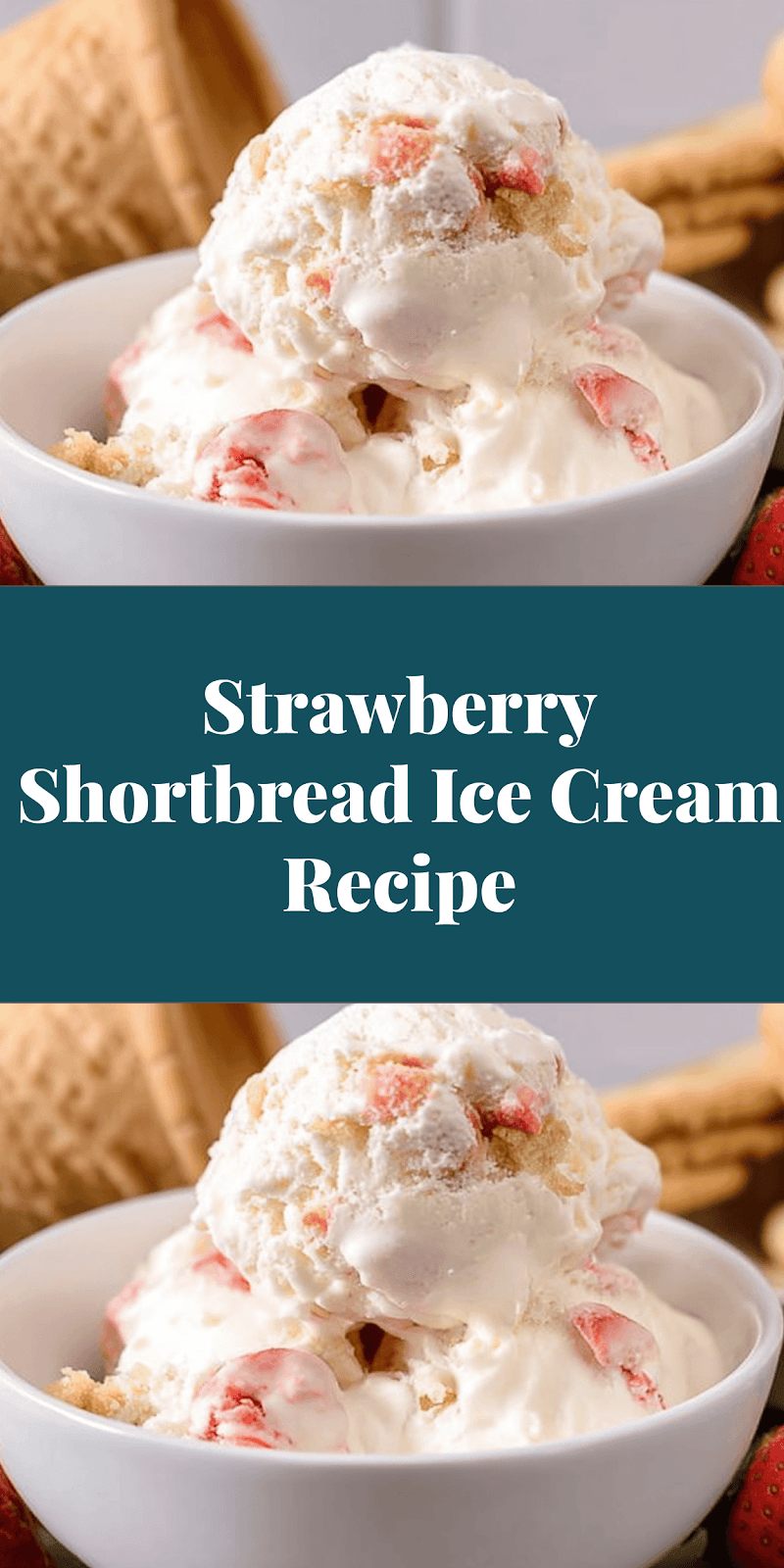 Strawberry Shortbread Ice Cream Recipe